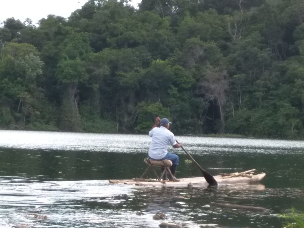 Foto movilidad campesinado en la represa de Urrá